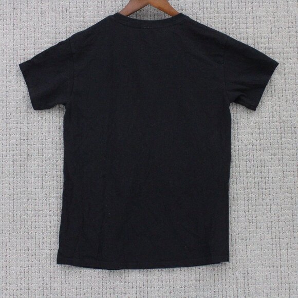 Reason Brand Shirt Mens Small S Black Vintage Retro Malcom X Respect Graphic y2k - Picture 7 of 9
